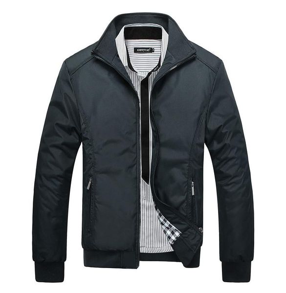 

quality high men's jackets 2021 men new casual jacket coats spring regular slim jacket coat for male wholesale plus size m-5xl, Black;brown
