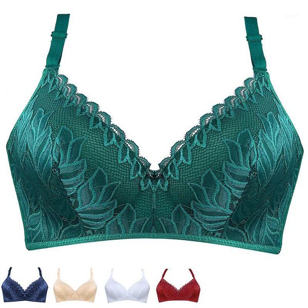 

push up bra for women lace ultra thin bralette floral seamless bra underwear women's bras female lingerie brassiere1, Red;black