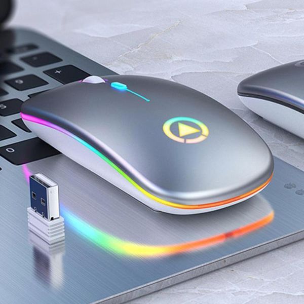 

2.4g wireless rechargeable bluetooth 3.0/5.0 mute gaming mouse for computer1