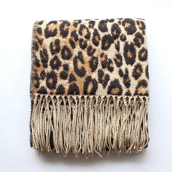 

leno de inverno feminino para mulher cachecol quente macio cashmere engrossar xales longos e cachecis marrom leopardo m1t2, Blue;gray