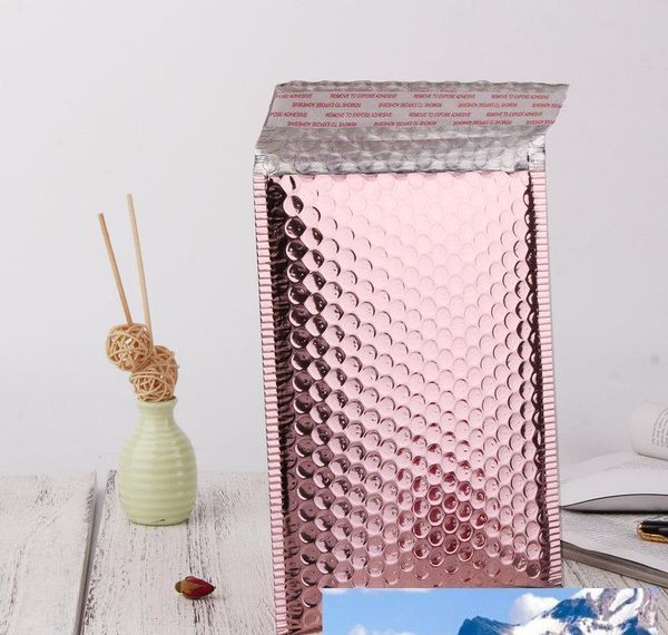 

rose gold bubble convelope пакет сумка розовая золотая фольга ударопрочный пузырь почтовой подарок упаковка свадьба предоплата сумка многосе