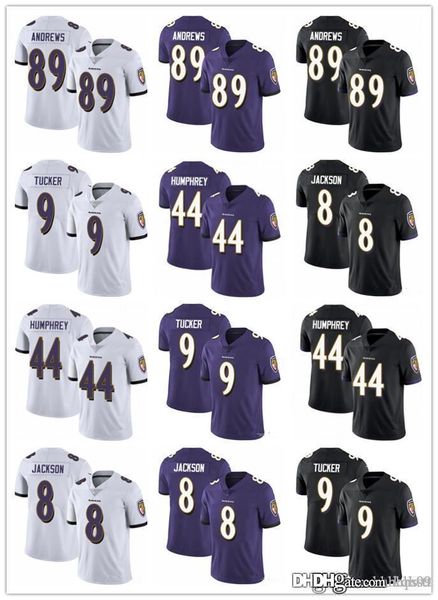 

мужчины молодежи балтимор женщины вороны 8 ламар джексон 9 джастин такер 89 марк эндрюс 44 марлон хамфри футбол, Black;red