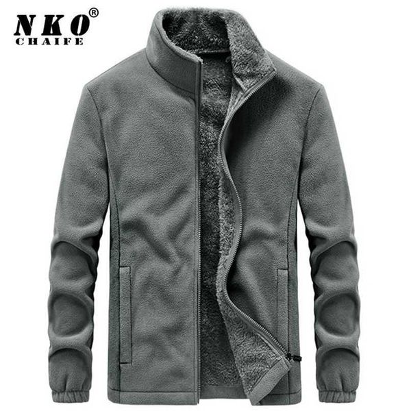 

men winter fleece jacket parka coat men spring casual tactical army outwear thick warm bomber military jacket men m-6xl 220124, Black;brown