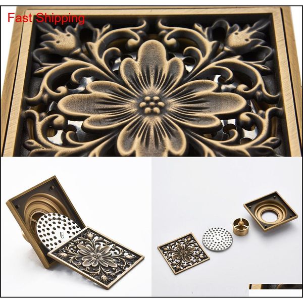 

floor drain brass bathroom tile insert floor drainer with removable strainer cover anti-clogging for kitchen qylcgf dh_seller2010