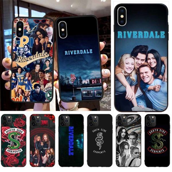 

qayjzfdyrm mobile case riverdale, lovely black soft shell vip 11 pro xs max 8 7 6 s plus x 5 s se 2020 xrlk