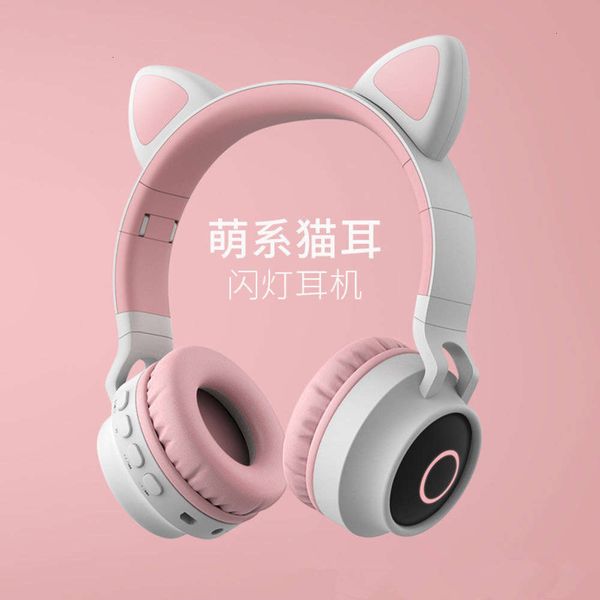 

led cat ear korean luminous fashion wirels bluetooth mobile phone headset
