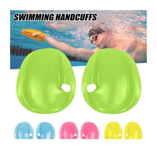 

1 pair hand paddles swim webbed diving gloves for training swimming diving asd8 sqcmdp