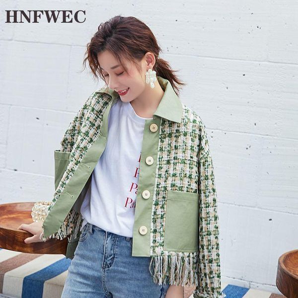 

2020 autumn and winter new products fashion lapel single-breasted thick-sleeved long-sleeved jacket l3861, Black;brown