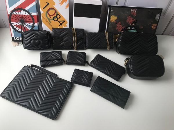 

fashion luxury designer women lady handbag crossbody bag card case wallet handbag chain bags shoulder bag mixed cowhide