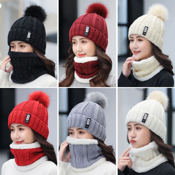 

lady winter fashion versatile warm velvet hat autumn winter riding sweet and lovely knitted woollen hat wq272, Yellow