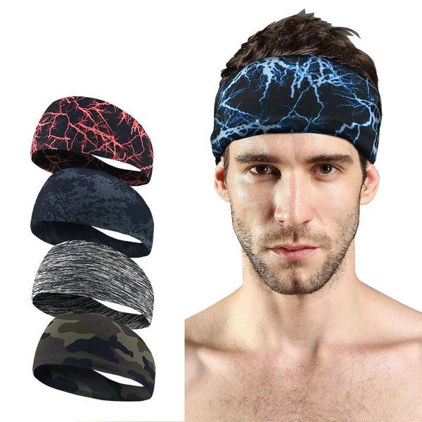 

yoga sport sweat headband absorbent cycling yoga equipment men sweatband for men and women hair bands head sweat bands sports, Yellow;black