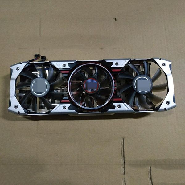 

for colorful igame1080/1070 x ad graphics card radiator fan set 4pin cooling fan processor cooler heatsink