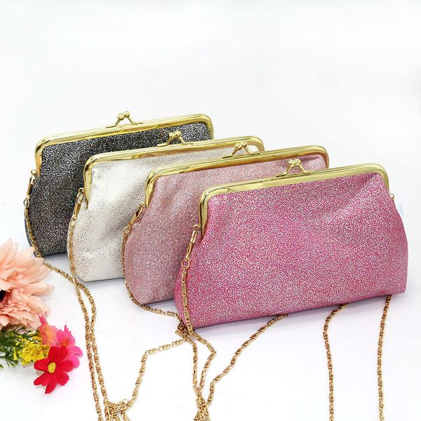 

new korean style ladies wallet creative diagonal small bag wholesale glitter crossbody coin purse, Red;black