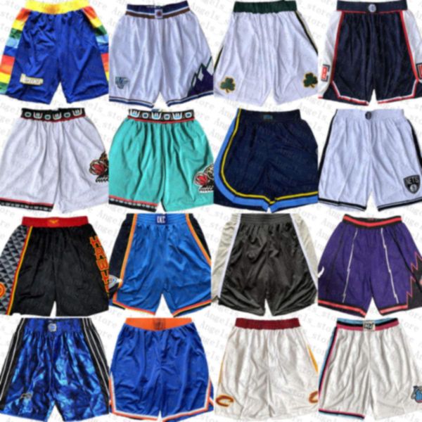 

mens memphisgrizzliesnew oklahomacitythunderlos angeleslakersutahjazzpocket basketball shorts, Black;red