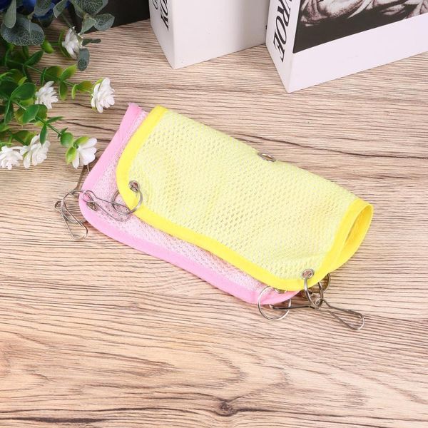

cat beds & furniture 2pcs summer pet hammock animal bed mesh breathable for hamster small random color size