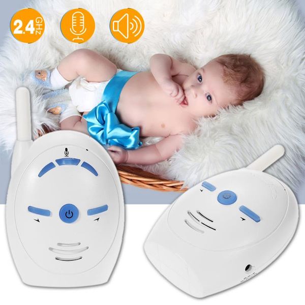 

2.4ghz wireless infant baby audio monitor support 2-way audio voice monitoring crying alarm for baby safety security