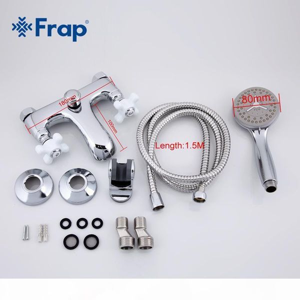 

frap 1 set elegant style bath room faucet cold and water mixer ceramic two handle f3018 bbyeok bdetoys