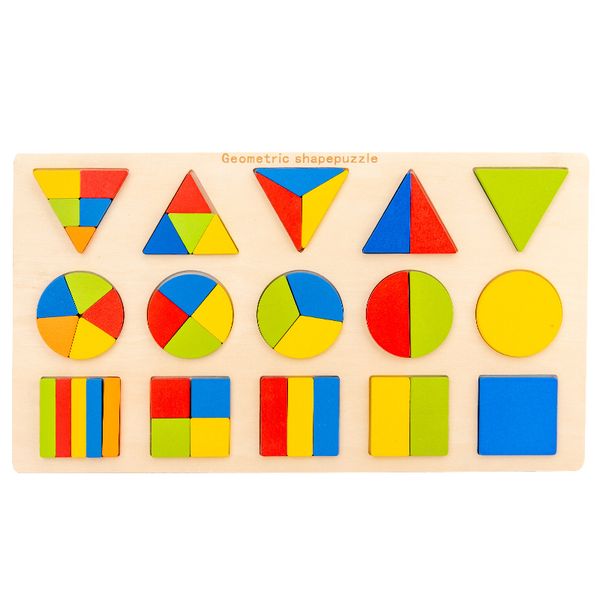 

colourful shape inlay toy wooden shape recognition early learning toys parent-child interaction selling gift of the child
