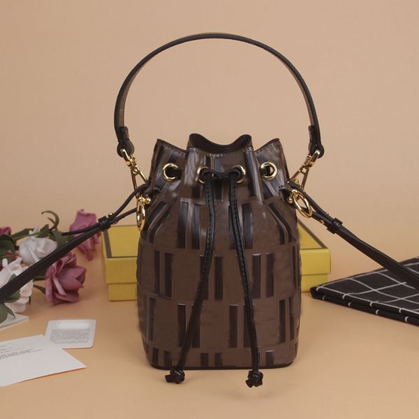 

women quality drawstring bag real fashion mini letter leather crossbody bucket bags tote handbag purse shoulder lady embossed b pbqur