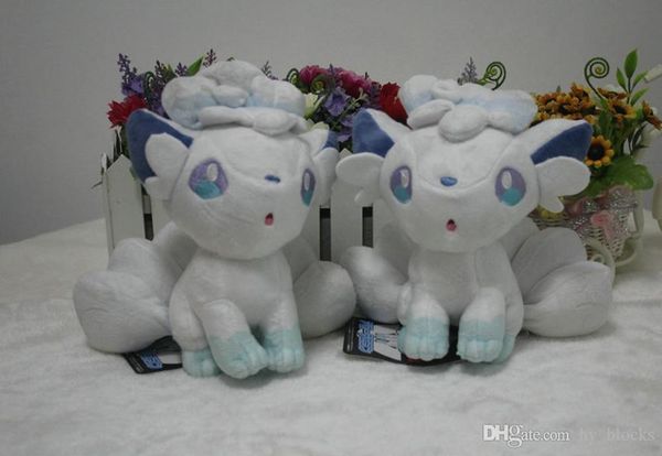 

100% cotton 8inch 20cm sun and moon alola vulpix plush doll stuffed animals toy holiday gifts for kid