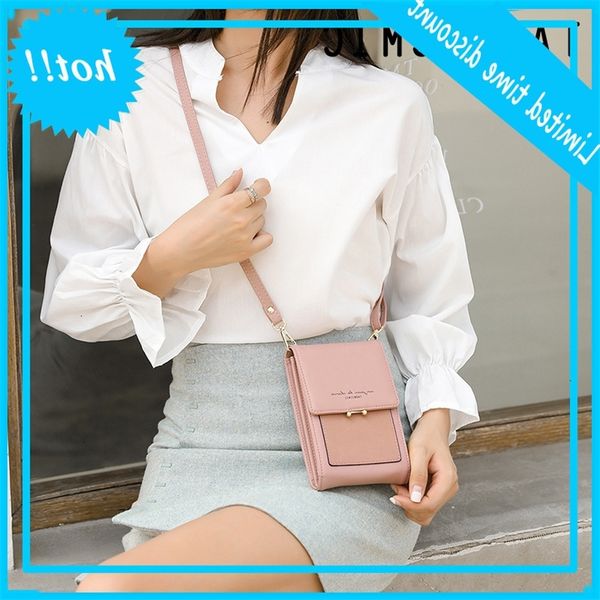 

yueqiankai new versatile messenger fashion vertical one shoulder change small high capacity women's mobile phone bag
