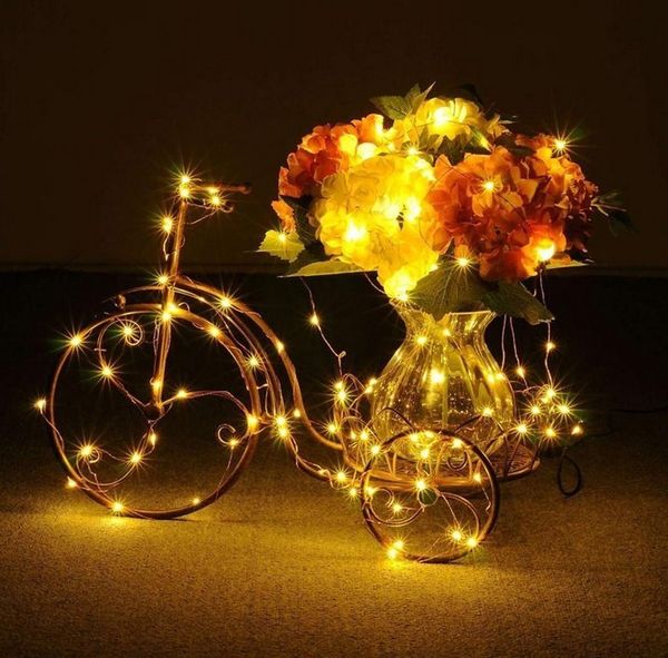 

2m mini nkr7xfp4micro 20leds string cr2032 operated battery light copper silver wire starry led strips for christmas hal