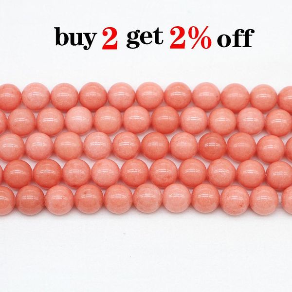 

1strand lot 4 6 8 10 12 mm natural stone orange bead round loose spacer beads for jewelry making findings diy necklace h bbyjtq, Silver