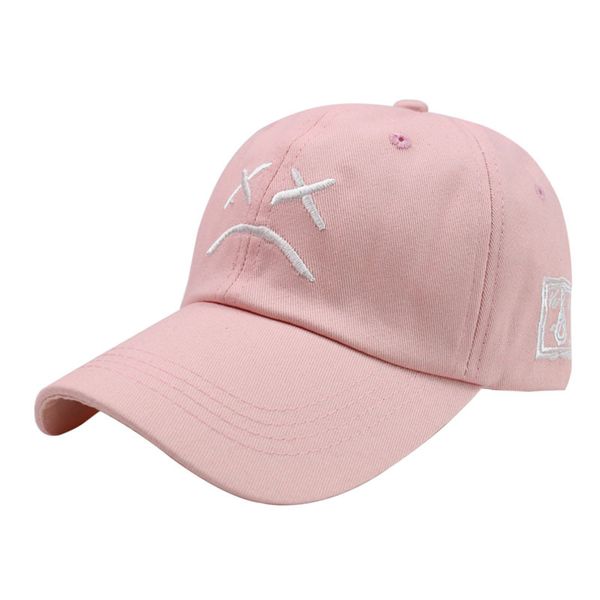 

foreign trade crying face polo baseball cap fashion all-match cap outdoor casual sun hat, Blue;gray