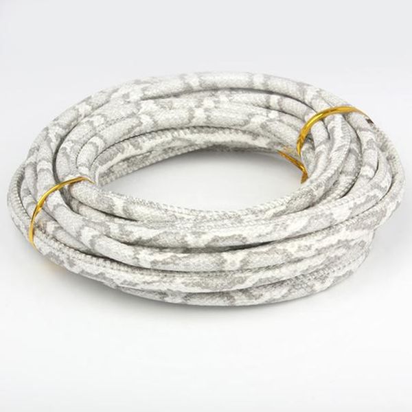 

olingart 6 мм 2 м / лот pu цветок круглый кожаный шнур веревка для европейского стиля diy ожерелье браслет choker craft ювелирные изделия из