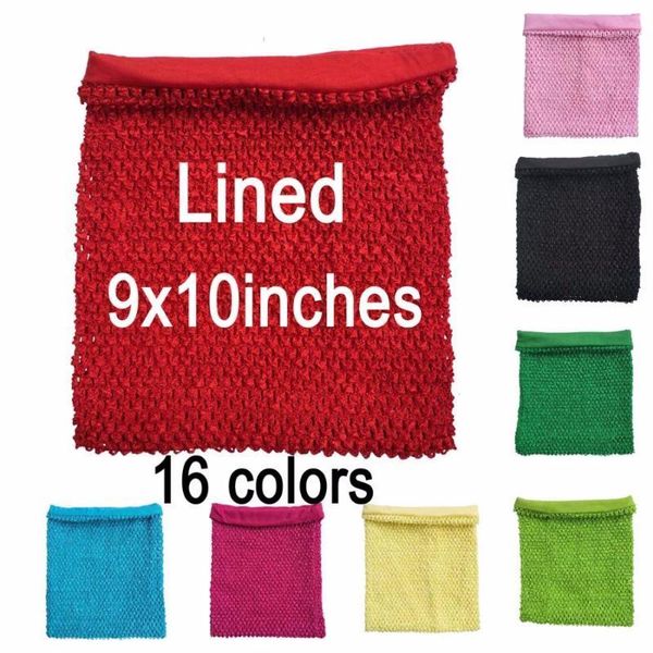 

9x10 inches lined crochet tube tutu for little girls crochet tutu dress tube 1, Slivery;white