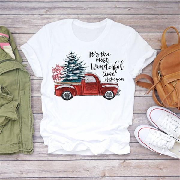 

it's the most wonderful time of the year christmas tee short sleeve t-shirt t-shirts women clothes graphic tees 2020, White