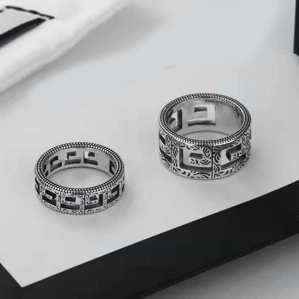 

the new popular fashion love flower rings bague anillos moissanite for mens and women engagement wedding anniversary couples jewelry lover g, Silver
