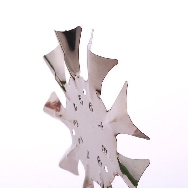 

1pcs trimmer nail template diy stainless steel template french cutter nail manicure accessories nail art tool swy wmtklg