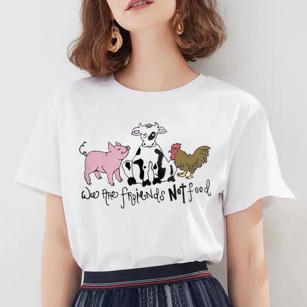 

avocado women t shirt casual cartoon printed tee fashion shirt femme plus size cute streetwear loose white tee