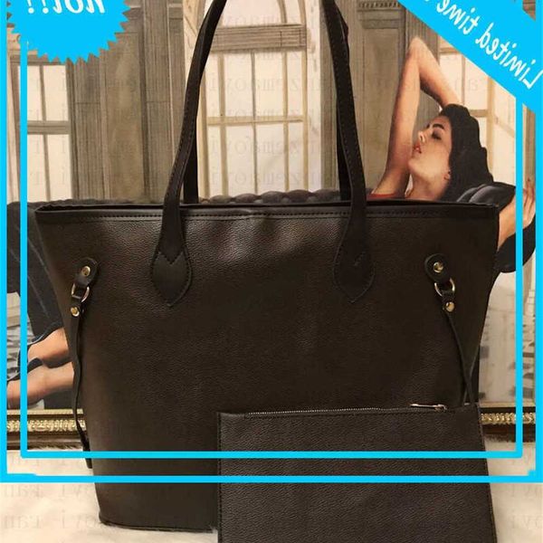 

2pcs set high qulity classic designer womens handbags flower ladies composite tote pu leather clutch shoulder bags female purse with wallet