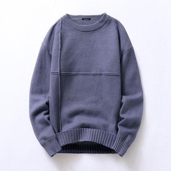 

men's clothing 2020 fashion street style casual warm korean sweater sweatshirts for men knitted winter brand clothes pullover1, White;black