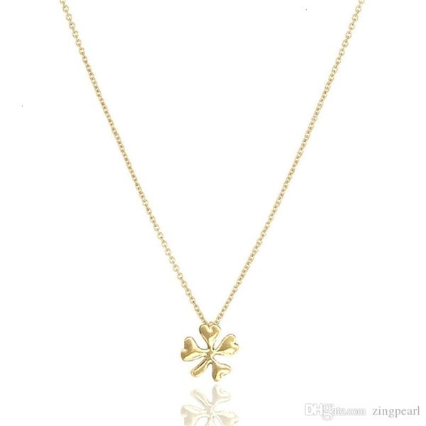 

choker fashionae5uwith silver necklaces new high card gold clover pendant necklace for fashion women jewelry luckel09