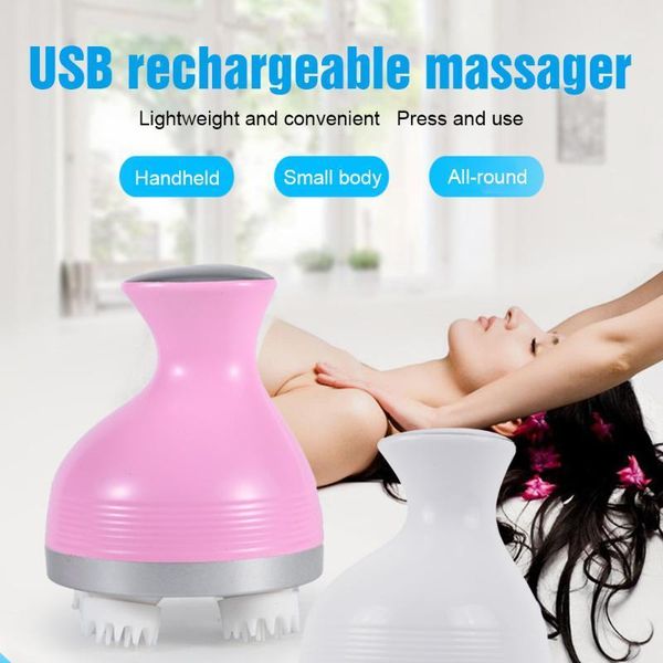 

electric massagers usb rechargeable massager full body massage neck waist back shoulder handled wave vibrating lightweight1
