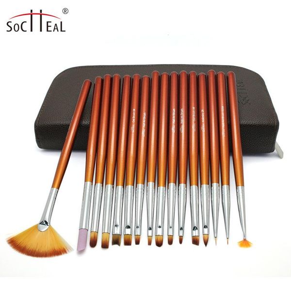 

manicure division recommended 16 manicure pen set sale brush, Yellow
