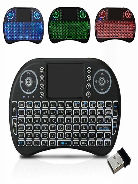 

keyboards backlit 2.4g wireless touchpad keypad, multimedia gaming keyboard, and mouse combination android tv box pc1