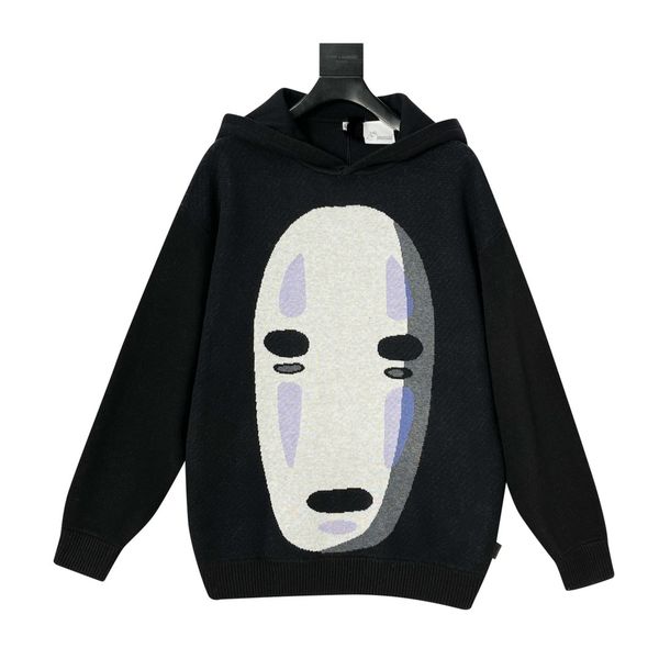 

new men's wool sweater, luxury designer's new classic fashion cardigan, embroidered pattern decoration.a1, White;black