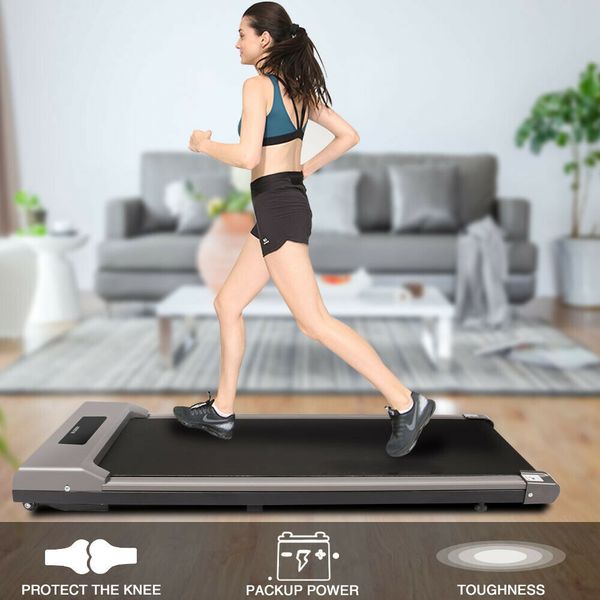 

new home use electric treadmill walking pad running machine power fitness exercise