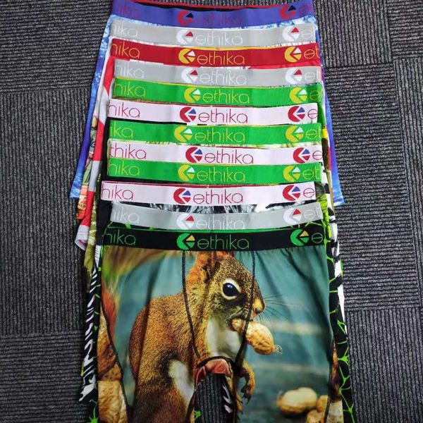 

2020 new men's popular shorts printed ethika sports and leisure underwear 01321