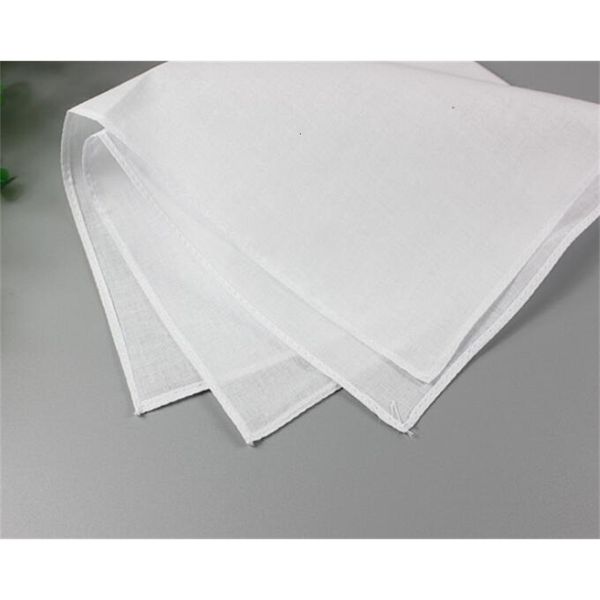 

small white handkerchief, pure color square, cotton sweat towel, plain handkerchief