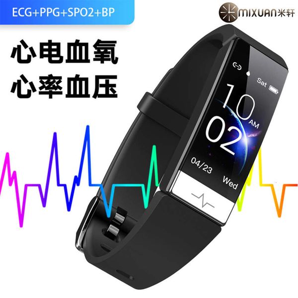 

y91 smart ecg oxygen blood prsure sleep monitoring large screen intelligent reminder bluetooth exercise braceletbgt