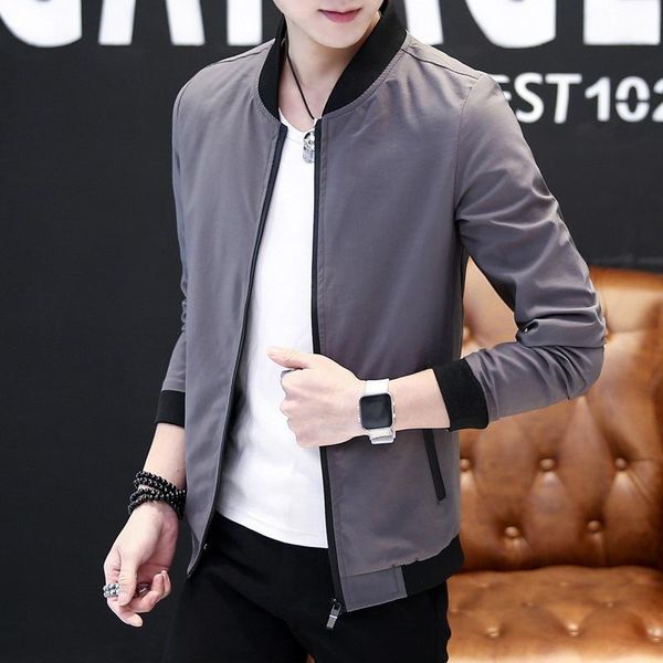 

jacket fashion coat, men, age, youth,2021 new men, Black;brown