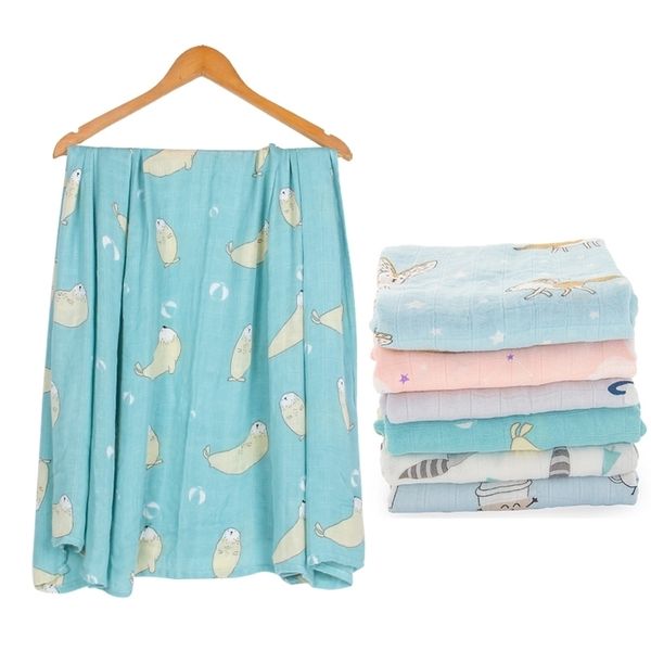 

100% bamboo fiber baby blanket bamboo newborn baby soft baby blanket bedding swaddle wrap for newborn swaddling bath towel y200109