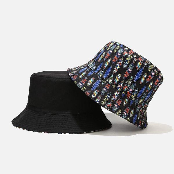 

wide brim hats panama reversible bucket hat summer for women fashion fisherman floppy floral cap, Blue;gray