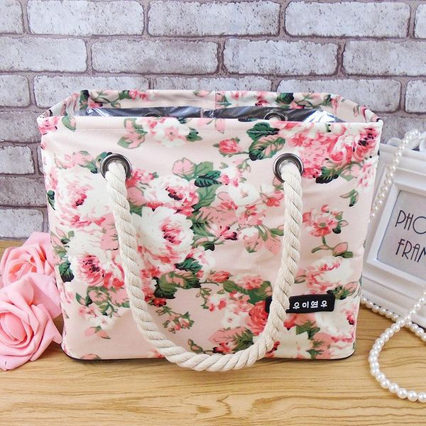 

cosmetic bags & cases bath bag waterproof wash women's large-capacity hand-held men's thickened fitness basket.