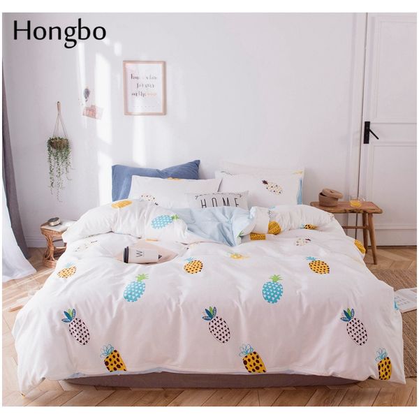 

hongbo pine bedsheet pillowcase duvet cover sets 100 cotton bedlinen twin full queen size bedding set f wmtpzz